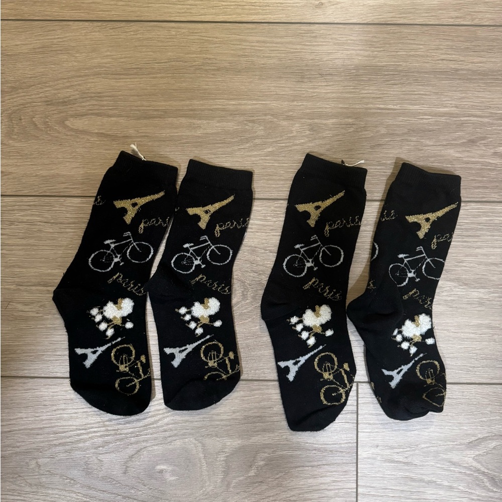 Paris Themed Socks
